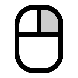 Mouse Right Click Duotone Smiley – Icons
