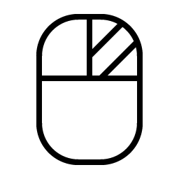 Mouse Right Click Thin Smiley – Icons