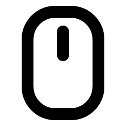 Mouse Simple Bold Smiley – Icons