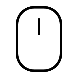 Mouse Simple Thin Smiley – Icons