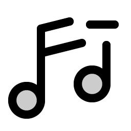 Music Notes Minus Duotone Smiley – Icons