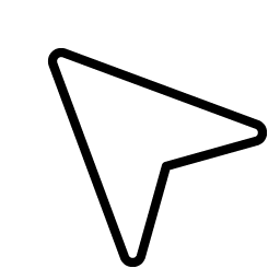 Navigation Arrow Thin Smiley – Icons