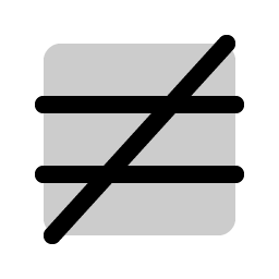 Not Equals Duotone Smiley – Icons