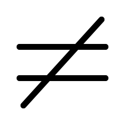 Not Equals Light Smiley – Icons