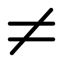Not Equals Smiley – Icons
