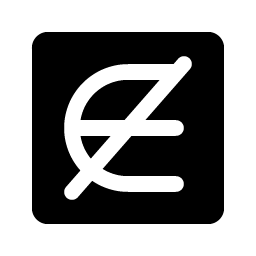 Not Member Of Fill Smiley – Icons