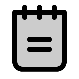 Notepad Duotone Smiley – Icons