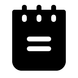 Notepad Fill Smiley – Icons