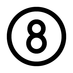 Number Circle Eight Smiley – Icons