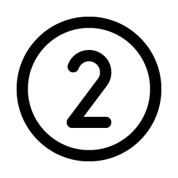 Number Circle Two Smiley – Icons