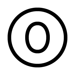 Number Circle Zero Light Smiley – Icons