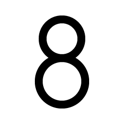 Number Eight Smiley – Icons