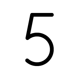 Number Five Light Smiley – Icons