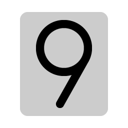 Number Nine Duotone Smiley – Icons