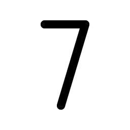 Number Seven Smiley – Icons