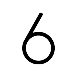Number Six Light Smiley – Icons