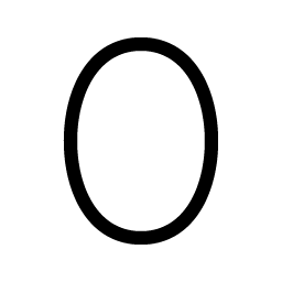Number Zero Light Smiley – Icons