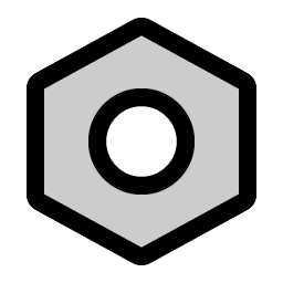 Nut Duotone Smiley – Icons