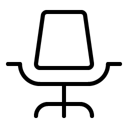 Office Chair Thin Smiley – Icons