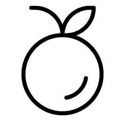 Orange Thin Smiley – Icons