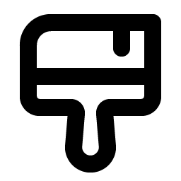 Paint Brush Broad Bold Smiley – Icons