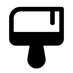 Paint Brush Broad Fill Smiley – Icons