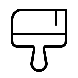 Paint Brush Broad Thin Smiley – Icons