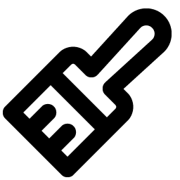 Paint Brush Household Bold Smiley – Icons