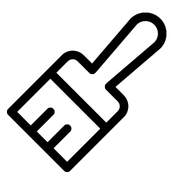 Paint Brush Household Light Smiley – Icons