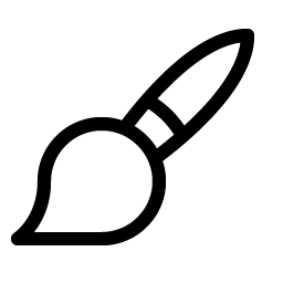 Paint Brush Light Smiley – Icons