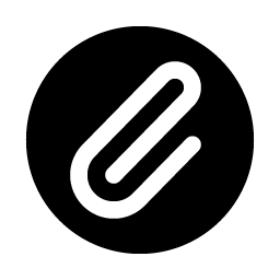 Paperclip Fill Smiley – Icons