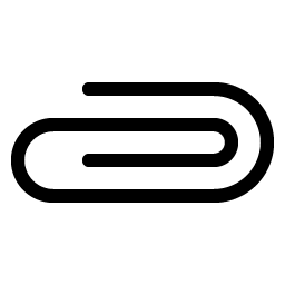 Paperclip Horizontal Light Smiley – Icons