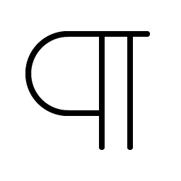 Paragraph Thin Smiley – Icons