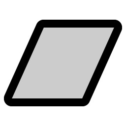 Parallelogram Duotone Smiley – Icons
