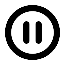 Pause Circle Bold Smiley – Icons