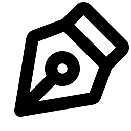 Pen Nib Bold Smiley – Icons