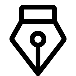 Pen Nib Straight Smiley – Icons