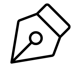 Pen Nib Thin Smiley – Icons