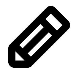 Pencil Bold Smiley – Icons