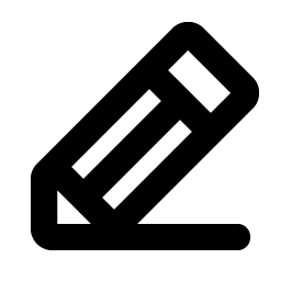Pencil Line Bold Smiley – Icons