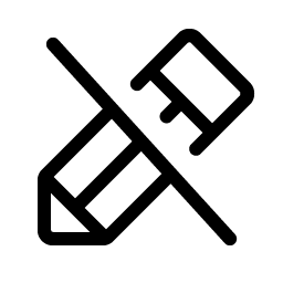 Pencil Slash Light Smiley – Icons
