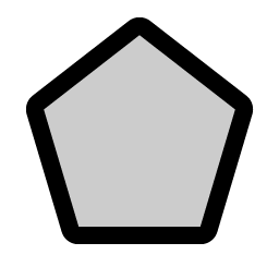 Pentagon Duotone Smiley – Icons