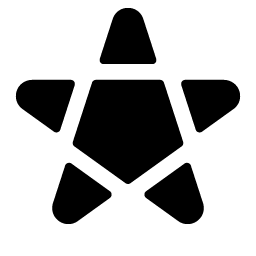 Pentagram Fill Smiley – Icons