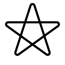 Pentagram Thin Smiley – Icons