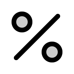 Percent Duotone Smiley – Icons