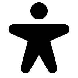 Person Arms Spread Fill Smiley – Icons