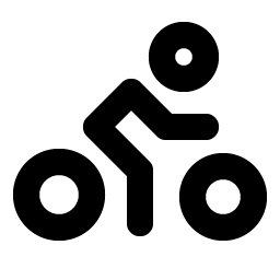 Person Simple Bike Bold Smiley – Icons