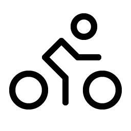 Person Simple Bike Light Smiley – Icons
