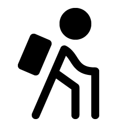 Person Simple Hike Fill Smiley – Icons