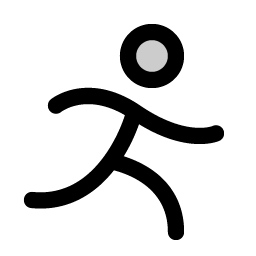 Person Simple Run Duotone Smiley – Icons